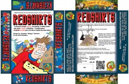 Package Design – Redshirts Game Box