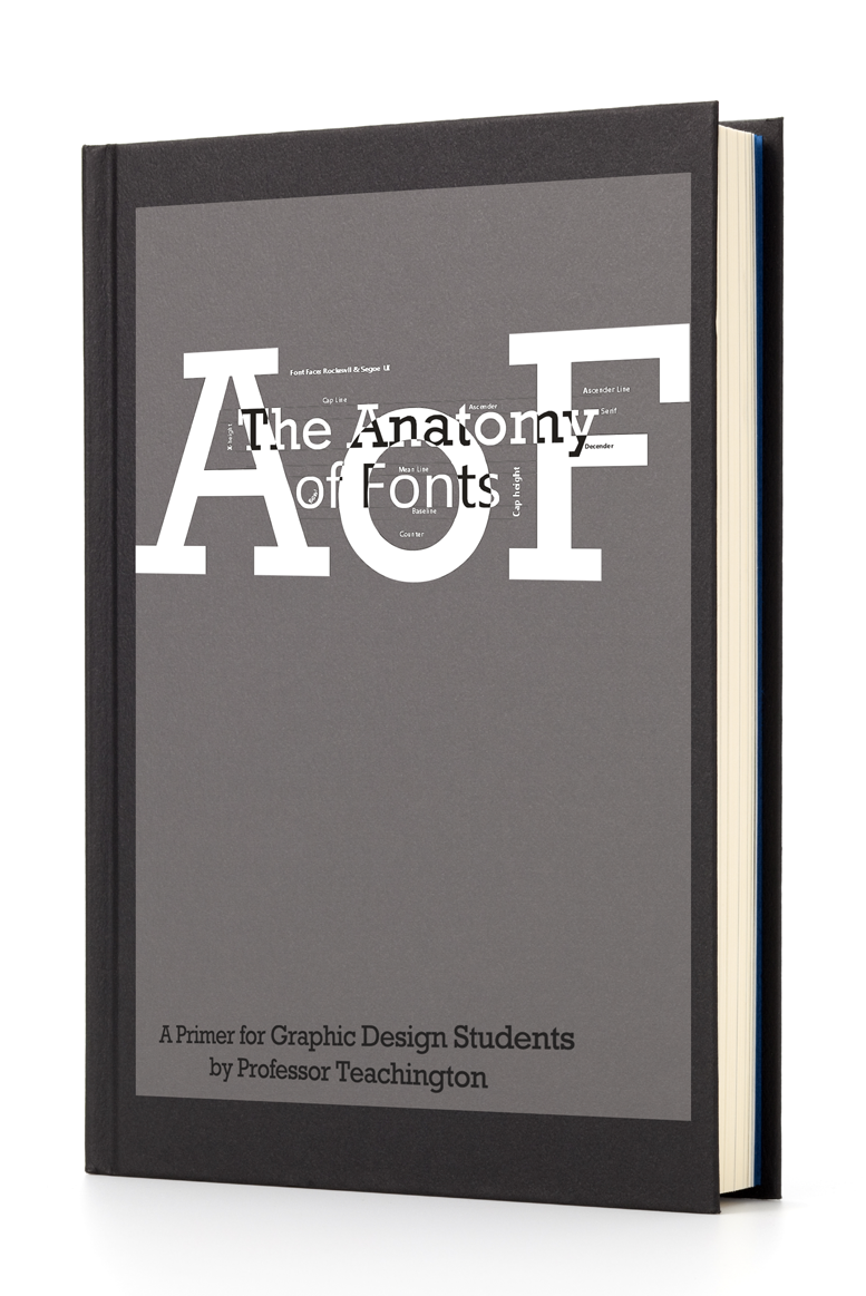 Print – Anatomy of Font Book Cover